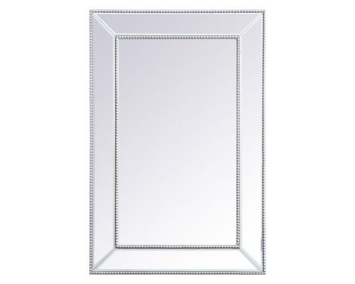 Elegant Wall Mirror - Silver, L 36" (MR32436S)