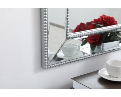 Elegant Wall Mirror - Silver, L 36" (MR32436S)