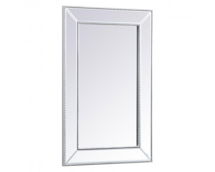 Elegant Wall Mirror - Silver, L 36" (MR32436S)