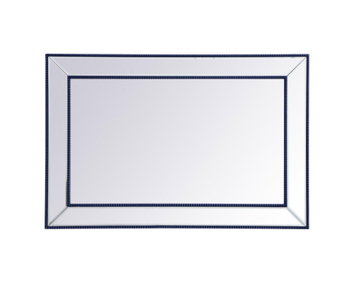 Elegant Wall Mirror - Blue, L 42" (MR32842BL)