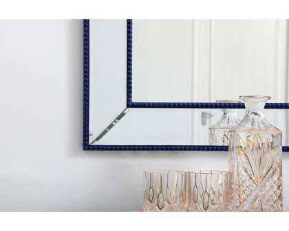 Elegant Wall Mirror - Blue, L 42" (MR32842BL)