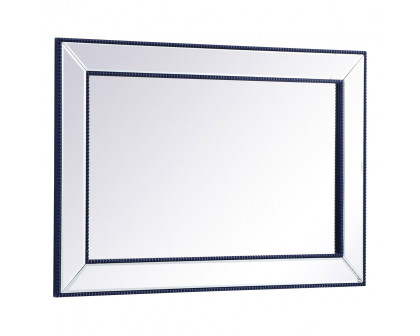 Elegant Wall Mirror - Blue, L 42" (MR32842BL)