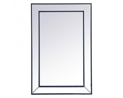 Elegant Wall Mirror - Blue, L 42" (MR32842BL)