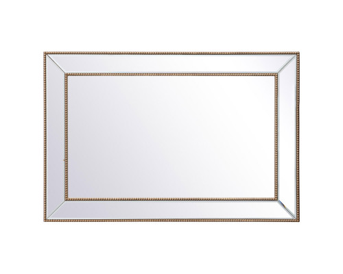 Elegant Wall Mirror - Gold, L 42" (MR32842G)