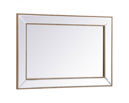 Elegant Wall Mirror - Gold, L 42" (MR32842G)