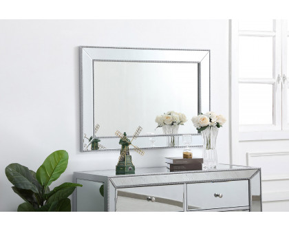 Elegant Wall Mirror - Silver, L 42" (MR32842S)