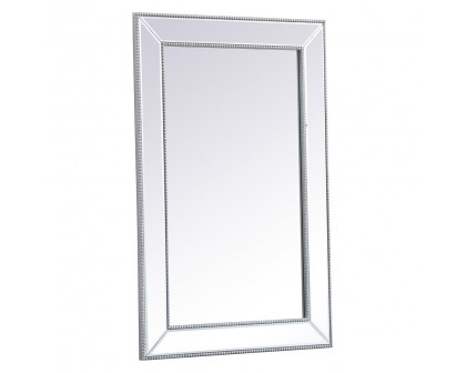 Elegant Wall Mirror - Silver, L 42" (MR32842S)