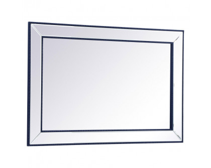 Elegant Wall Mirror - Blue, L 48" (MR33248BL)