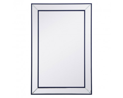 Elegant Wall Mirror - Blue, L 48" (MR33248BL)