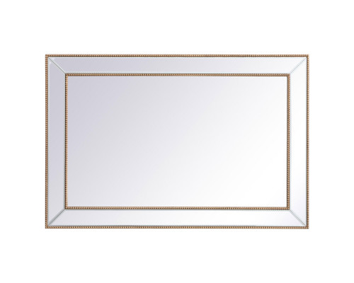 Elegant Wall Mirror - Gold, L 48" (MR33248G)