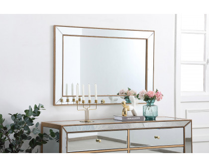 Elegant Wall Mirror - Gold, L 48" (MR33248G)