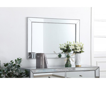 Elegant Wall Mirror - Silver, L 48" (MR33248S)