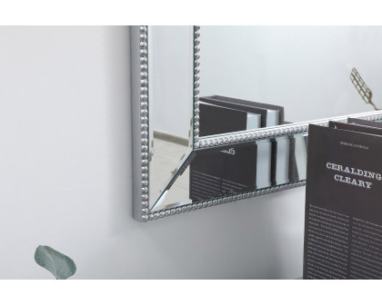 Elegant Wall Mirror - Silver, L 48" (MR33248S)