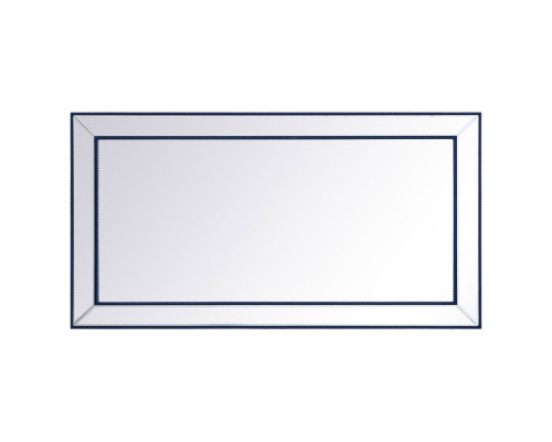 Elegant Wall Mirror - Blue, L 60" (MR33260BL)