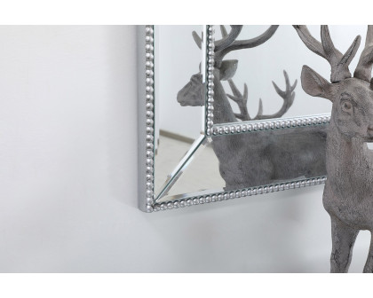 Elegant Wall Mirror - Silver, L 60" (MR33260S)