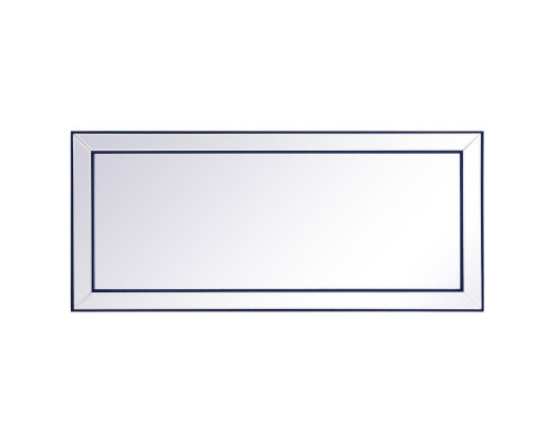 Elegant Wall Mirror - Blue, L 72" (MR33272BL)