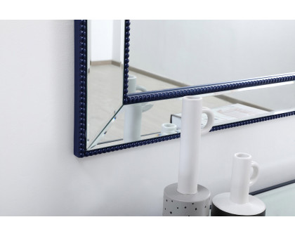 Elegant Wall Mirror - Blue, L 72" (MR33272BL)