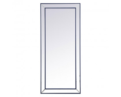 Elegant Wall Mirror - Blue, L 72" (MR33272BL)