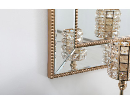 Elegant Wall Mirror - Gold, L 72" (MR33272G)