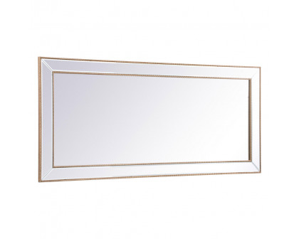 Elegant Wall Mirror - Gold, L 72" (MR33272G)