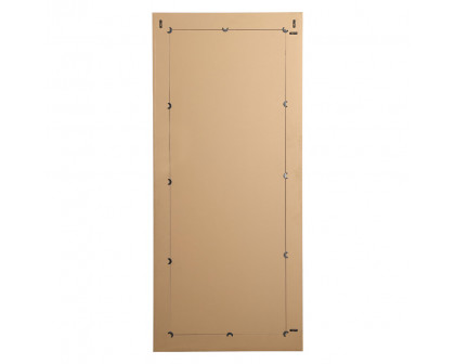 Elegant Wall Mirror - Gold, L 72" (MR33272G)