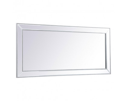 Elegant Wall Mirror - Silver, L 72" (MR33272S)