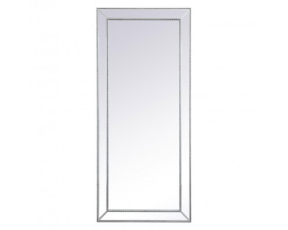 Elegant Wall Mirror - Silver, L 72" (MR33272S)