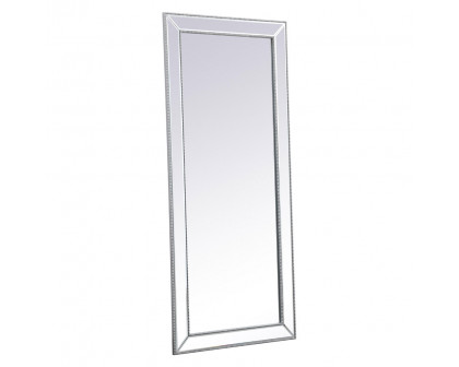 Elegant Wall Mirror - Silver, L 72" (MR33272S)