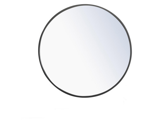 Elegant Wall Mirror - Black, L 24" (MR4031BK)