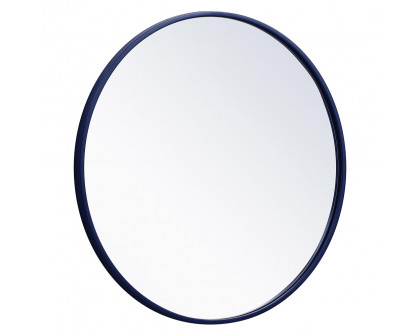 Elegant Wall Mirror - Blue, L 24" (MR4031BL)