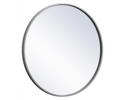 Elegant Wall Mirror - Gray, L 24" (MR4031GR)