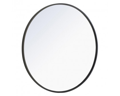 Elegant Wall Mirror - Black, L 28" (MR4034BK)