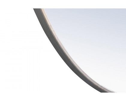 Elegant Wall Mirror - Silver, L 28" (MR4036S)