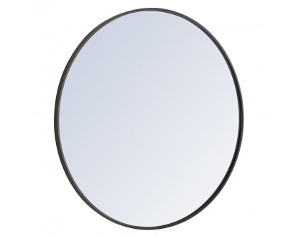 Elegant Wall Mirror - Black, L 32" (MR4037BK)