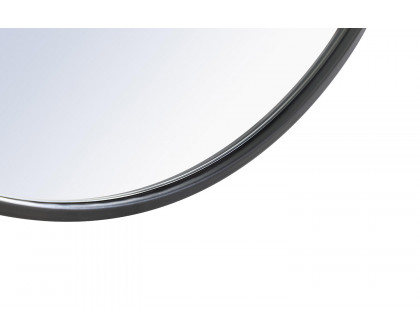 Elegant Wall Mirror - Black, L 32" (MR4037BK)