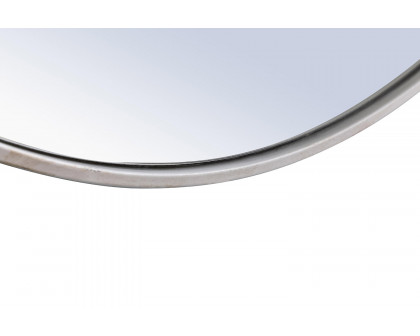 Elegant Wall Mirror - Silver, L 32" (MR4039S)