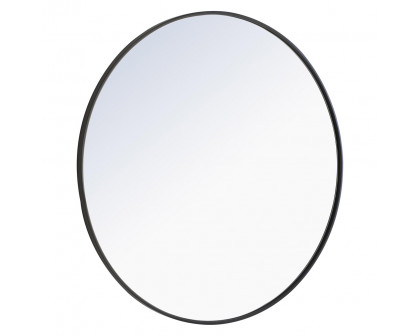 Elegant Wall Mirror - Black, L 36" (MR4041BK)