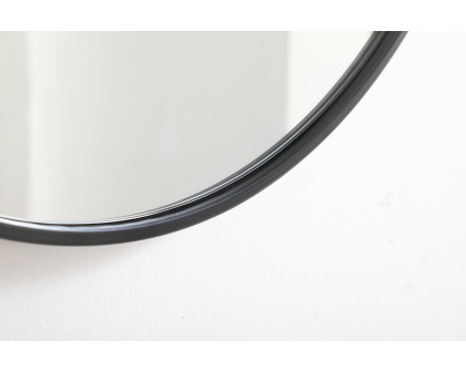 Elegant Wall Mirror - Black, L 36" (MR4041BK)