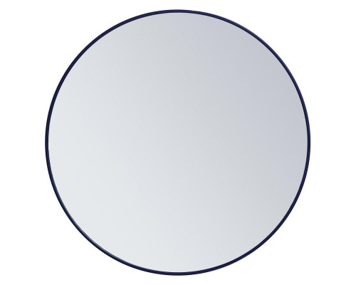 Elegant Wall Mirror - Blue, L 36" (MR4041BL)