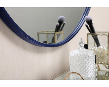 Elegant Wall Mirror - Blue, L 36" (MR4041BL)