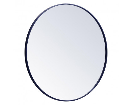 Elegant Wall Mirror - Blue, L 36" (MR4041BL)