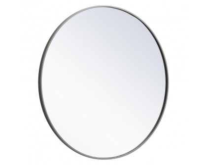 Elegant Wall Mirror - Gray, L 36" (MR4041GR)