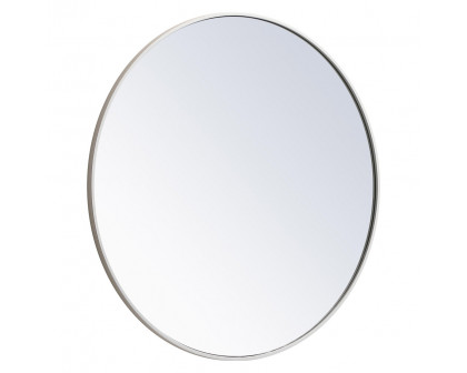 Elegant Wall Mirror - White, L 36" (MR4041WH)