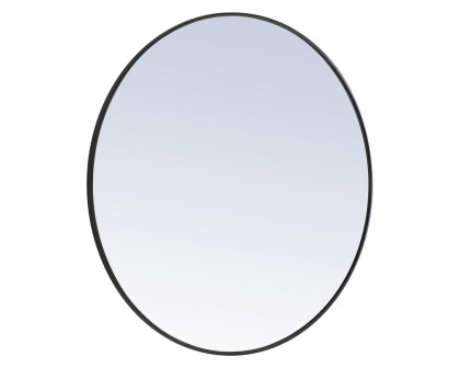 Elegant Wall Mirror - Black, L 42" (MR4044BK)