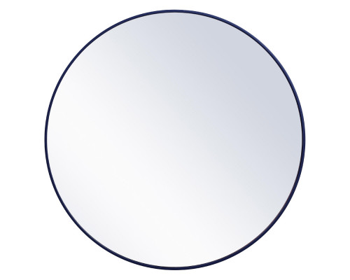 Elegant Wall Mirror - Blue, L 42" (MR4044BL)