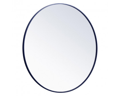 Elegant Wall Mirror - Blue, L 42" (MR4044BL)