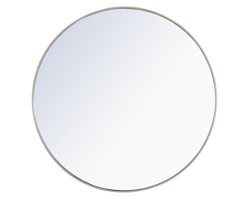 Elegant Wall Mirror - Silver, L 42" (MR4046S)