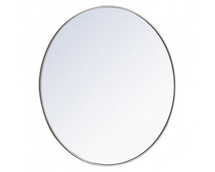 Elegant Wall Mirror - Silver, L 42" (MR4046S)