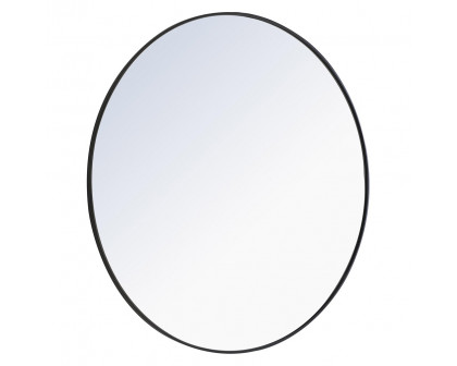 Elegant Wall Mirror - Black, L 48" (MR4047BK)