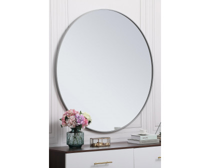 Elegant Wall Mirror - Gray, L 48" (MR4047GR)